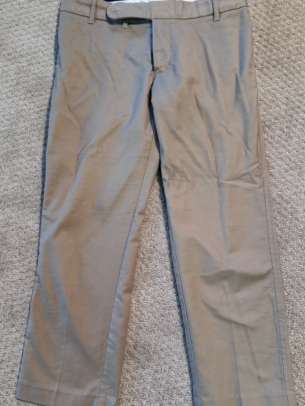 GAP Women's Cropped capri Straight Chinos - Light Tan size 0
